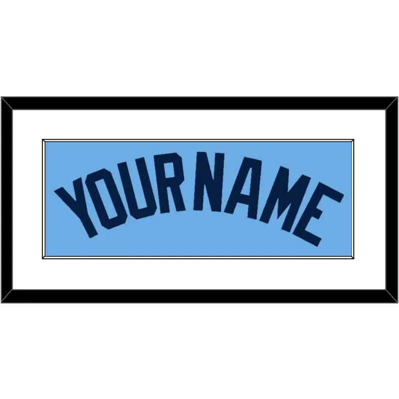 Toronto Name - Alternate Light Blue - Single Mat 1