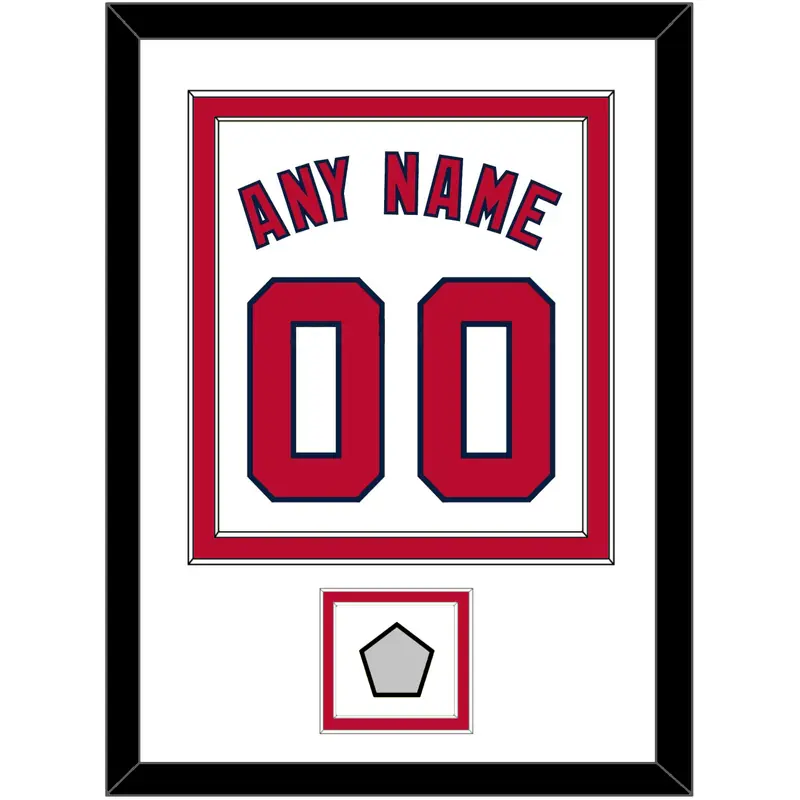 Washington Name, Number & 2019 World Series Champions Patch - Home White - Double Mat 1