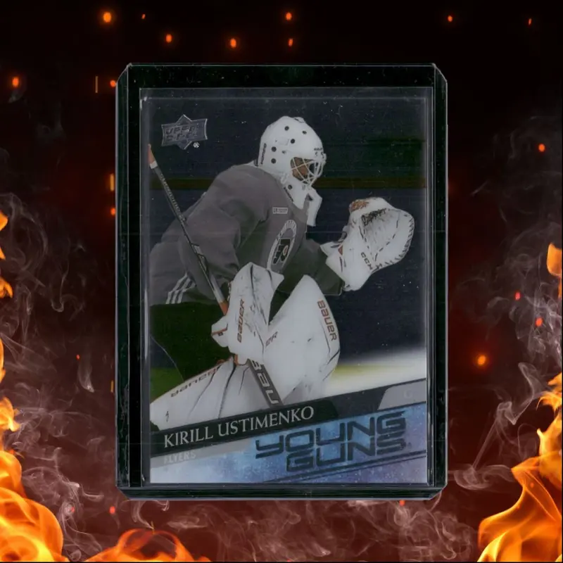 2020-21 Upper Deck Kirill Ustimenko Clear Cut Young Guns Rookie #245
