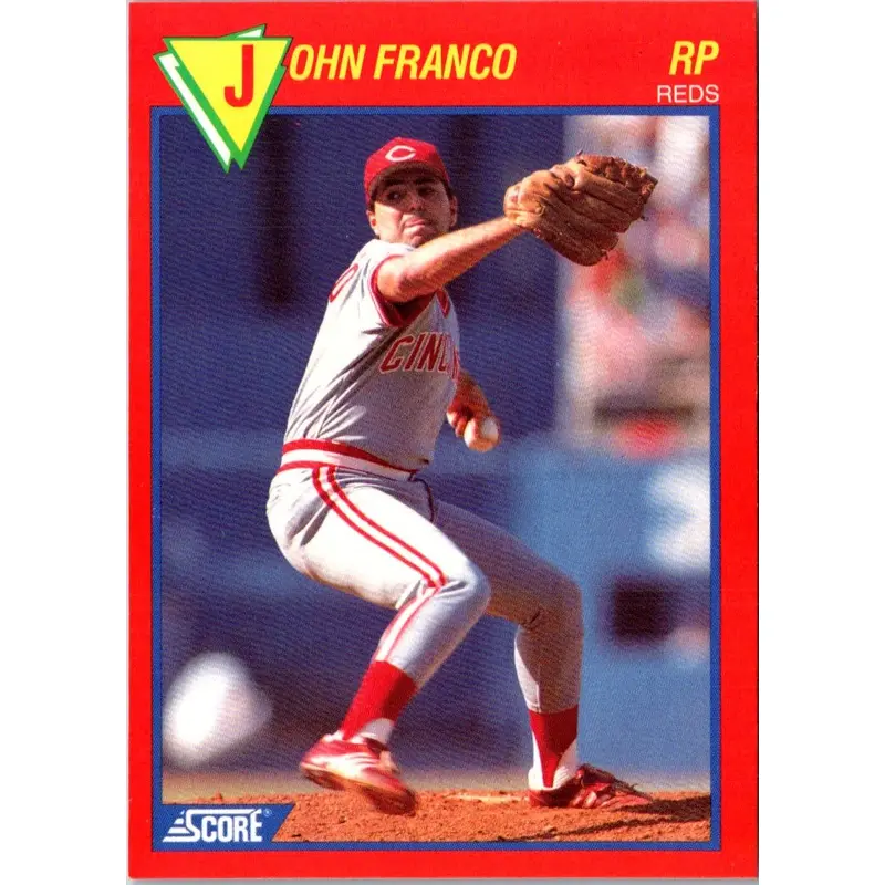 1989 Score Baseball's 100 Hottest Players John Franco #97