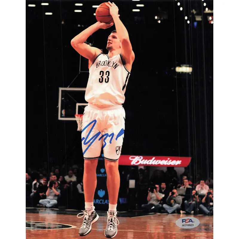 Mirza Teletovic signed 8x10 photo PSA/DNA Brooklyn Nets Autographed