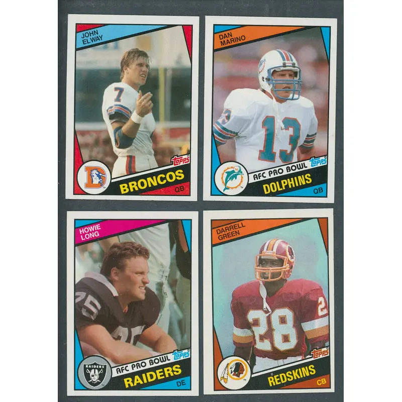 1984 Topps Football Complete Set NM (396) (23-81)