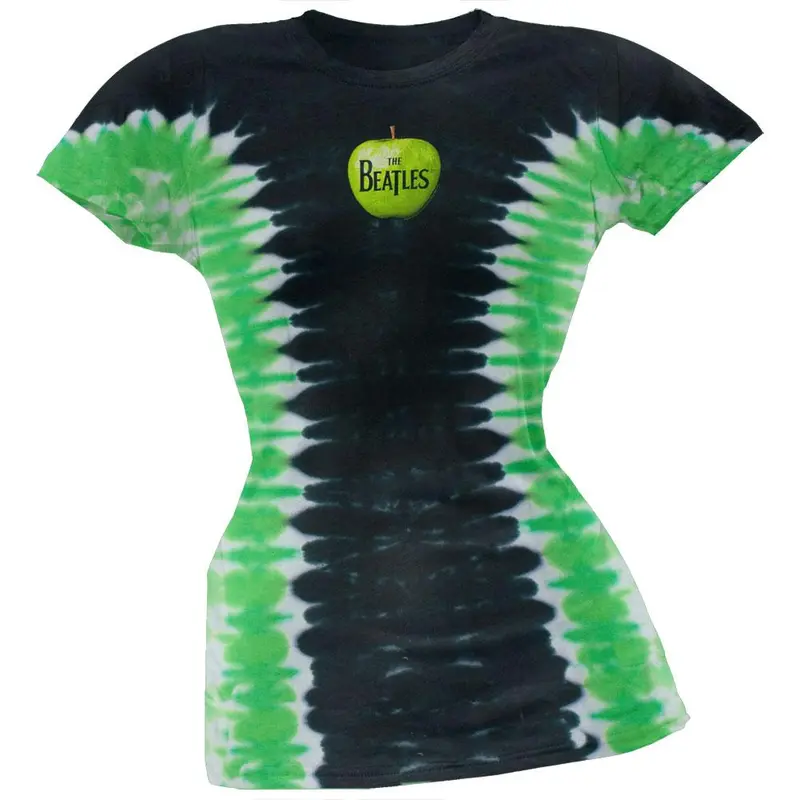 The Beatles - Apple Logo Tie Dye Juniors T-Shirt