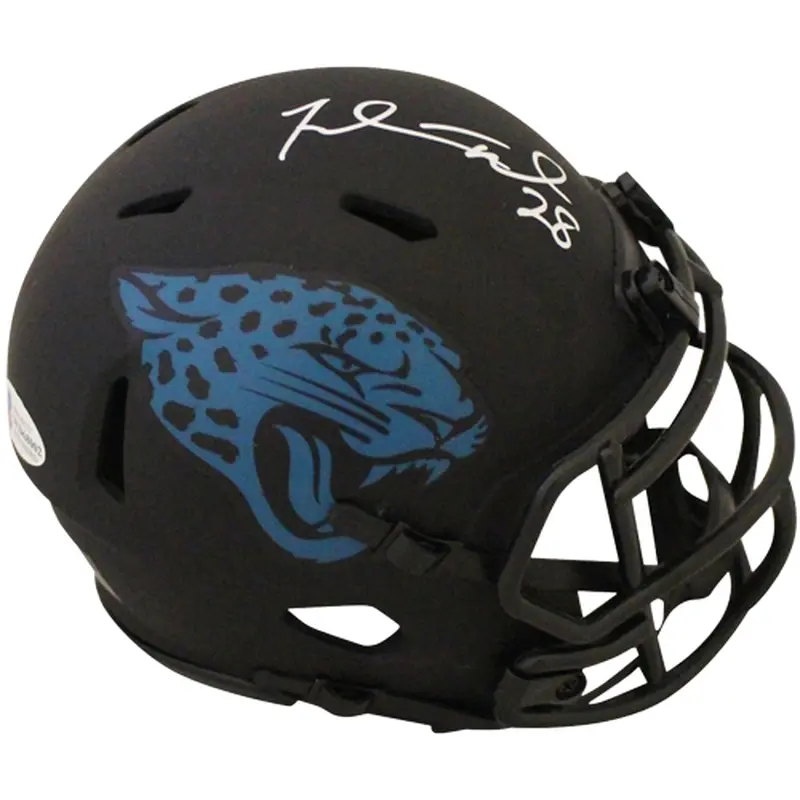 Fred Taylor Autographed Jacksonville Jaguars (ECLIPSE Alternate) Mini Helmet - Beckett