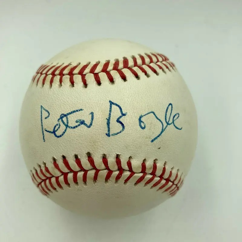 Peter Boyle Signed Autographed Official Major League Baseball Celebrity JSA COA