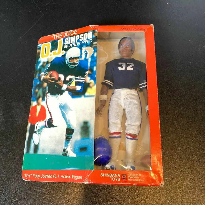 RARE VINTAGE 1975 SHINDANA O.J. SIMPSON SUPER PRO ACTION FIGURE NFL Bills