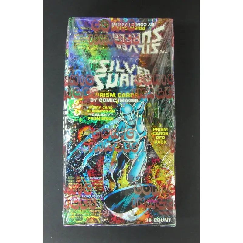 1992 Comic Images Silver Surfer Prism Cards Box