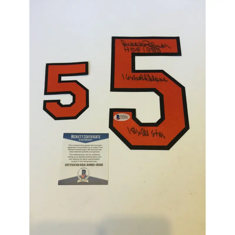 Brooks Robinson Signed Inscribed Baltimore Orioles Jersey Number #5 Beckett COA