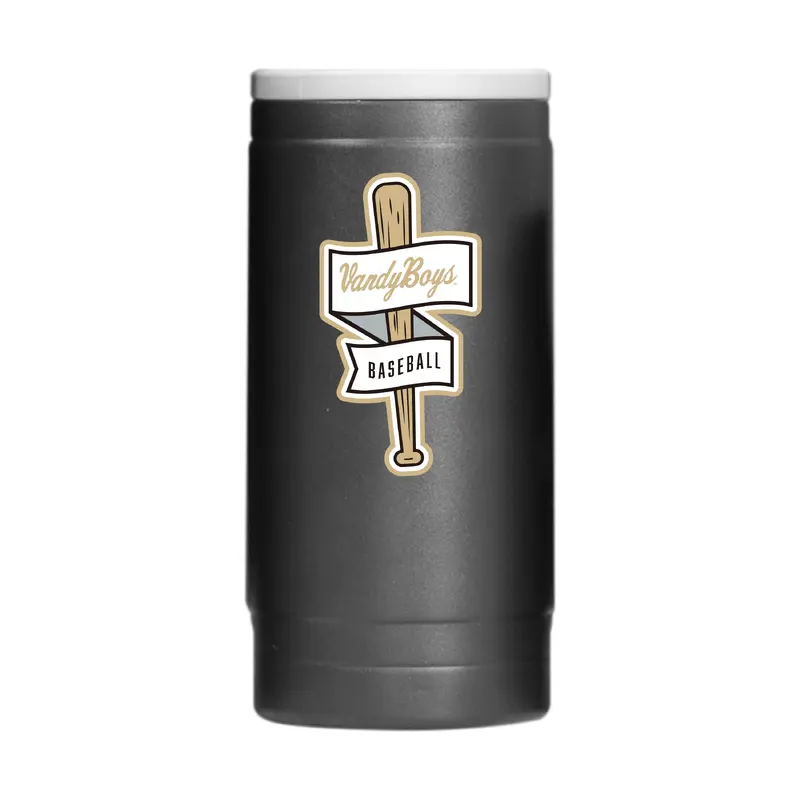 Vanderbilt 12oz VandyBoys Black Powder Coat Slim Coolie