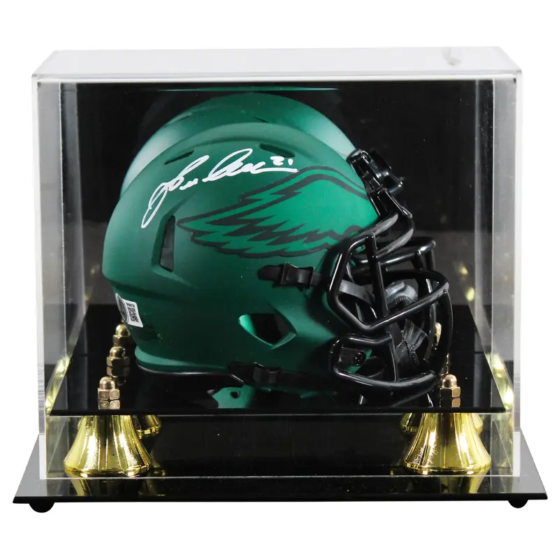 Eagles Eric Allen Authentic Signed Rave Speed Mini Helmet W/ Case BAS Witnessed