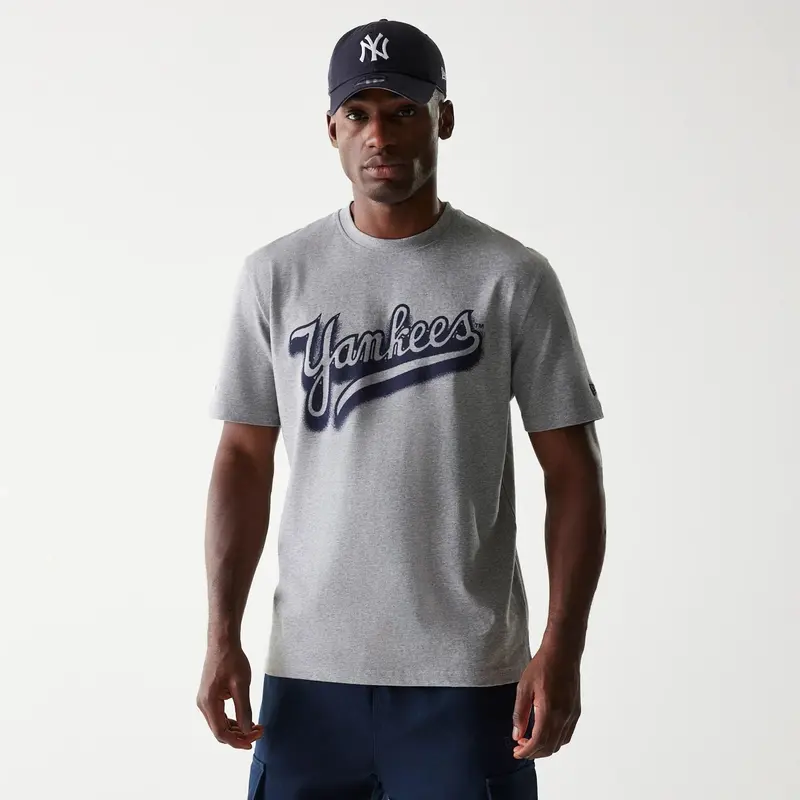 New York Yankees OVO x MLB Grey T-Shirt