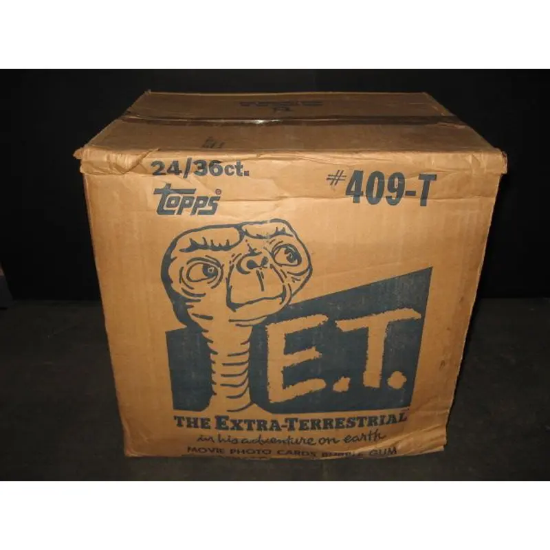 1982 Topps E.T. Unopened Wax Case (24 Box)