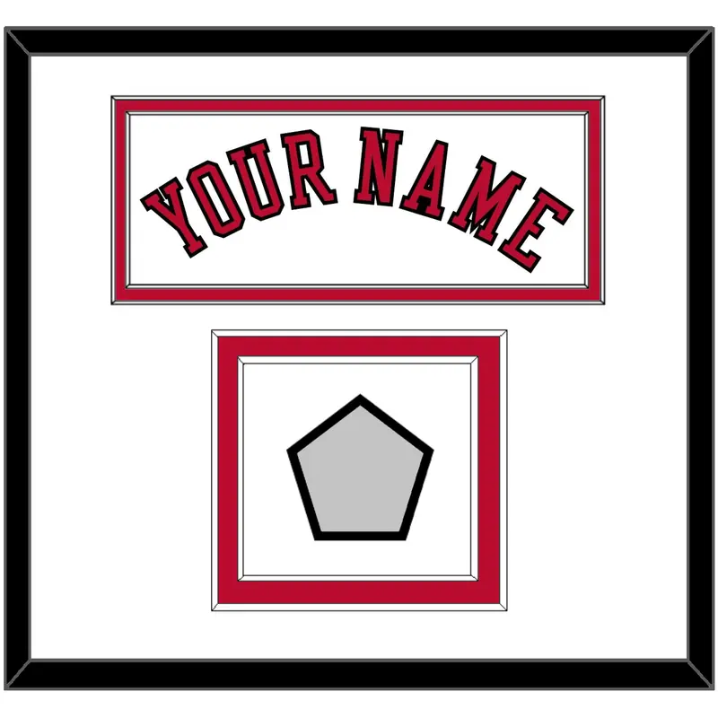 Chicago Name & Champions Trophy Patch - Home White (1986-2017) - Double Mat 1