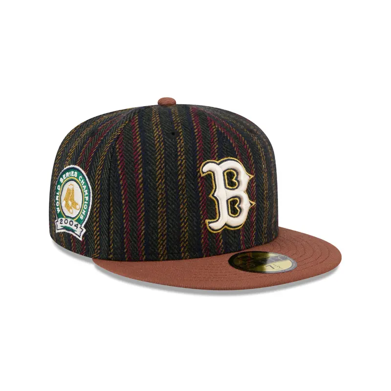 New Era - 59FIFTY - Boston Red Sox - Vintage Herringbone - Brown