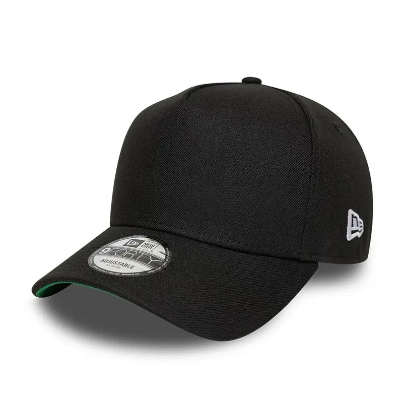 New Era Black 9FORTY A-Frame Adjustable Cap