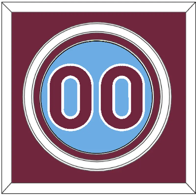 Philadelphia Number - Nostalgia Powder Blue - Triple Mat 2