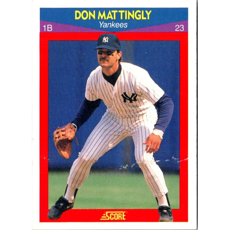1990 Score 100 Superstars Don Mattingly #10