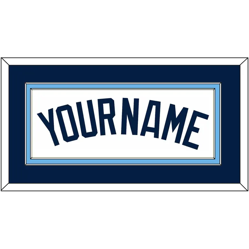 Tampa Bay Name - Home White - Double Mat 2