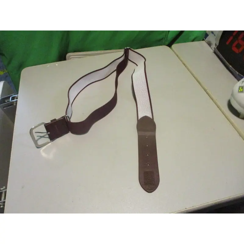 Used All Star Burgundy Adult Baseball Belt