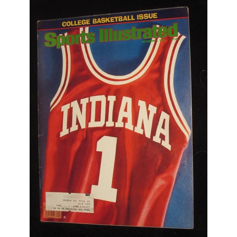 December 4, 1979 Sports Illustrated, Indiana University Basketball No. 1