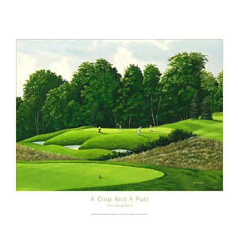 Golf Lionhead "A Chip and a Putt" Poster Print - Posters International 1999