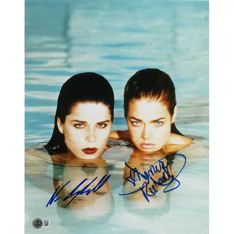 Neve Campbell & Denise Richards Wild Things Signed 11x14 Photo BAS #2W238472