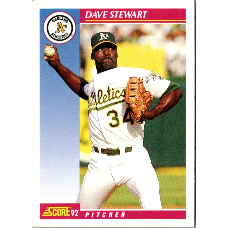 1992 Score Dave Stewart #580