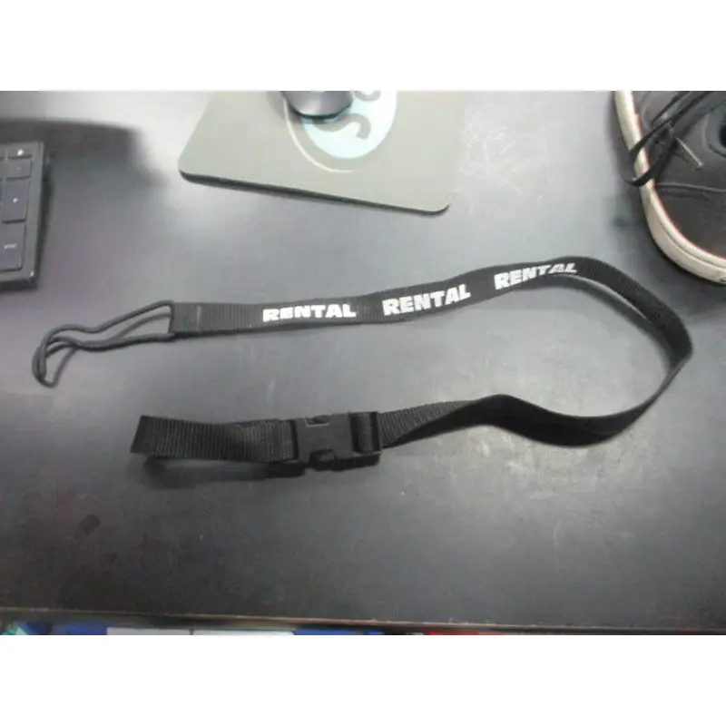 Used Black Rental Snowboard LEASH