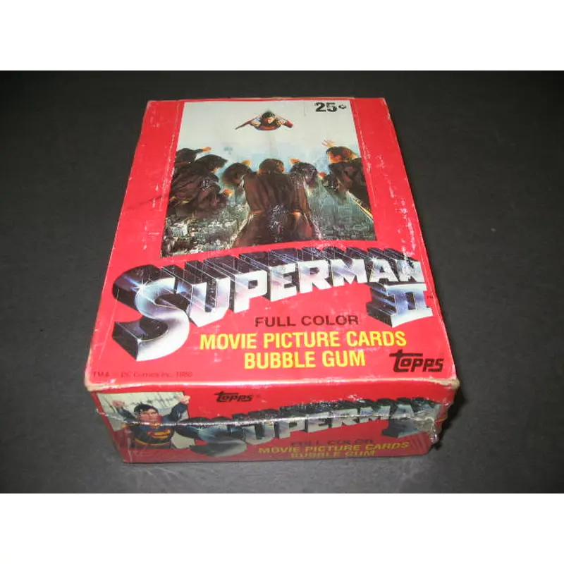 1981 Topps Superman II Unopened Wax Box (Authenticate)