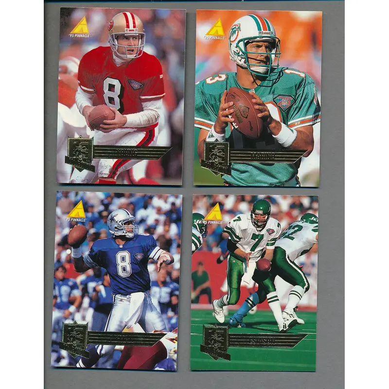 1995 Pinnacle Quarterback Club Collection Football Complete Set (261) NM/MT MT