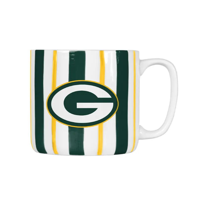 Green Bay Packers 16oz Brushstroke Stripe Mug