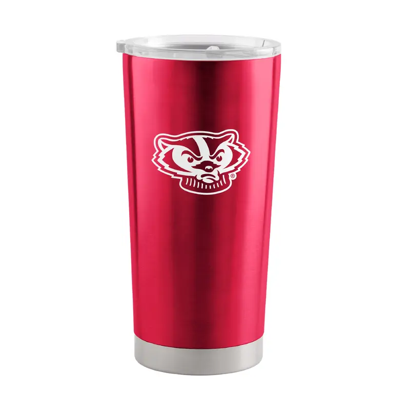 Wisconsin 1 Color 20oz Gameday Stainless Tumbler