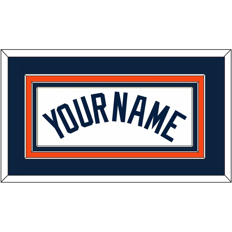 Detroit Name - Home White (1972-2017) - Triple Mat 2