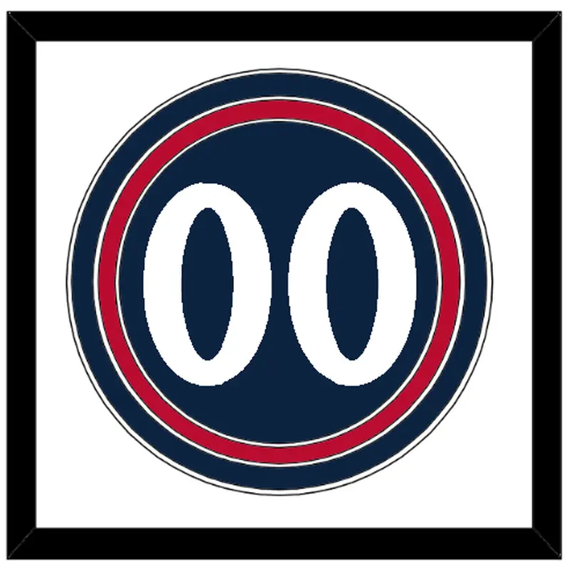Minnesota Number - Alternate Road Navy - Triple Mat 1