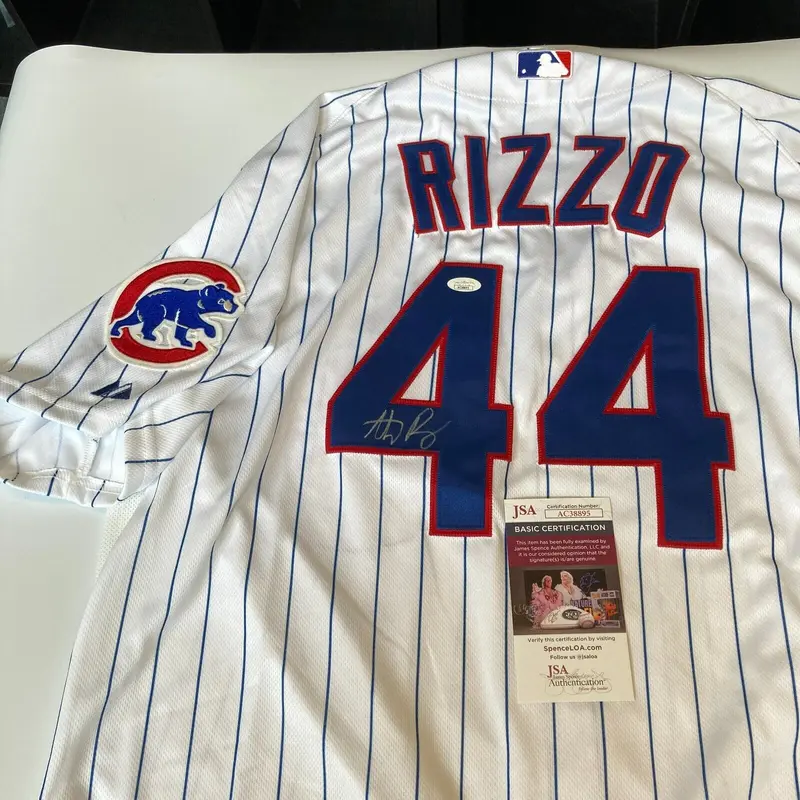 Anthony Rizzo Signed Authentic Chicago Cubs Jersey With JSA COA