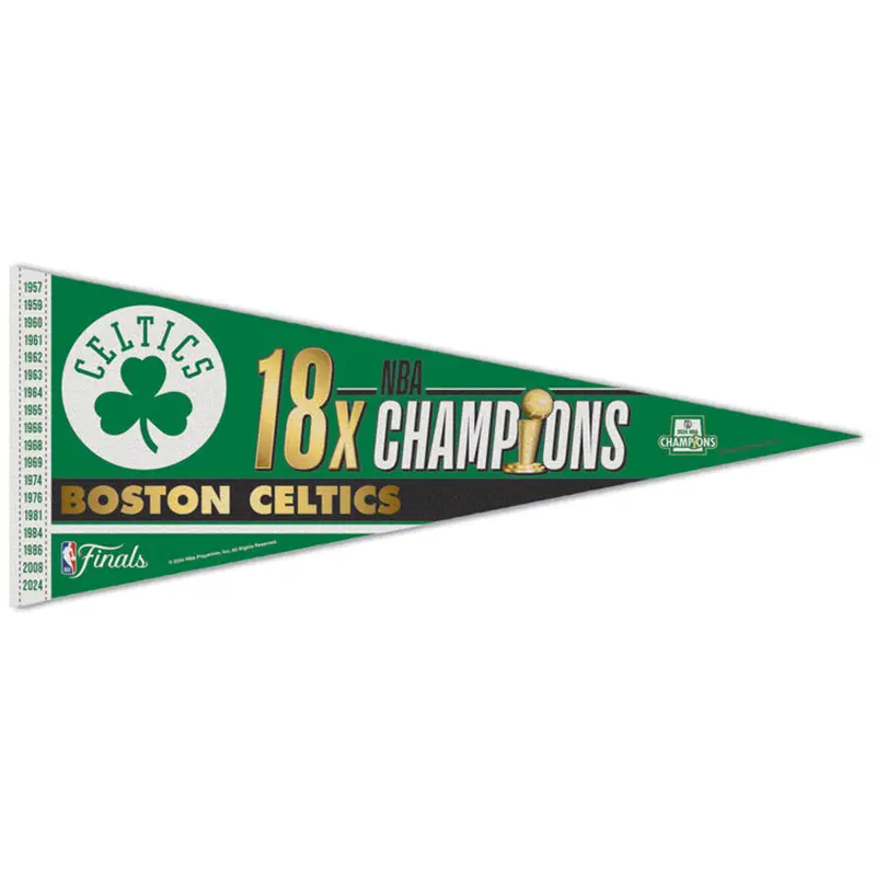 Boston Celtics 18-Time NBA Champions Premium Felt Pennant - Wincraft Inc.