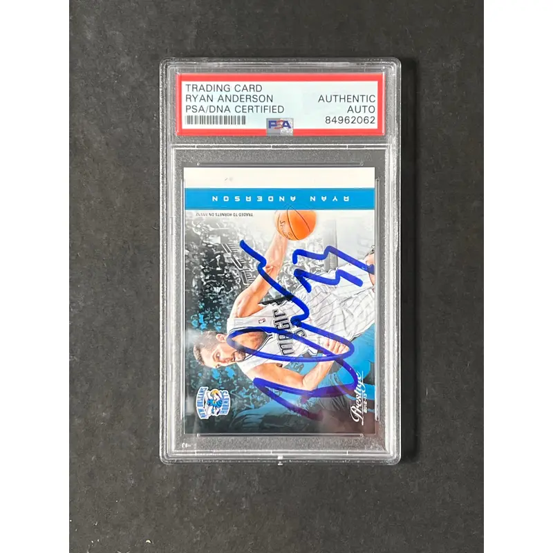 2012-13 Panini Prestige #5 Ryan Anderson Signed Card AUTO PSA Slabbed Hornets