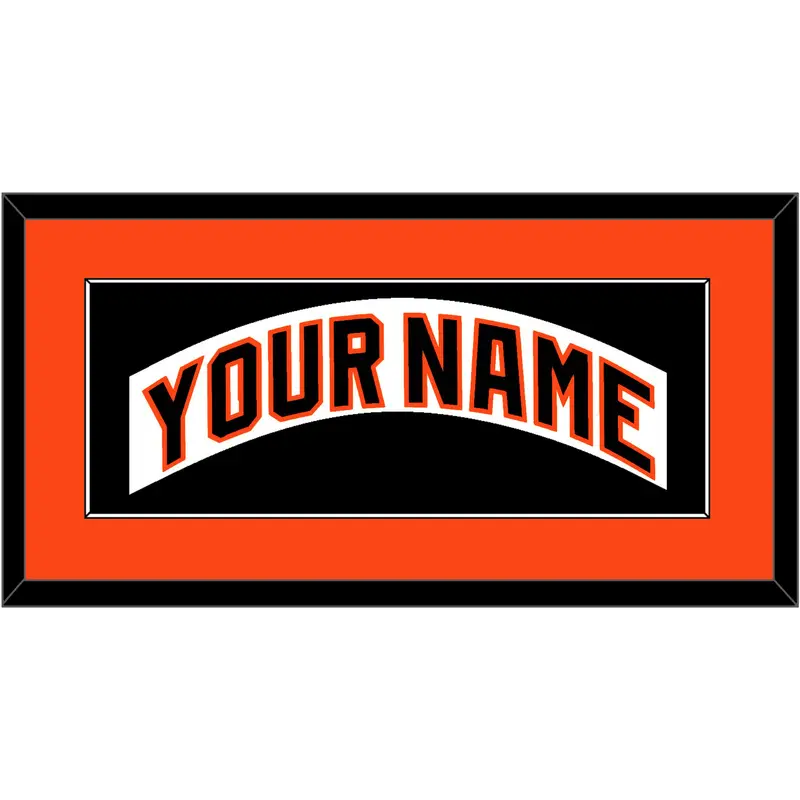 San Francisco Nameplate - Home White (1983-1993) - Single Mat 3