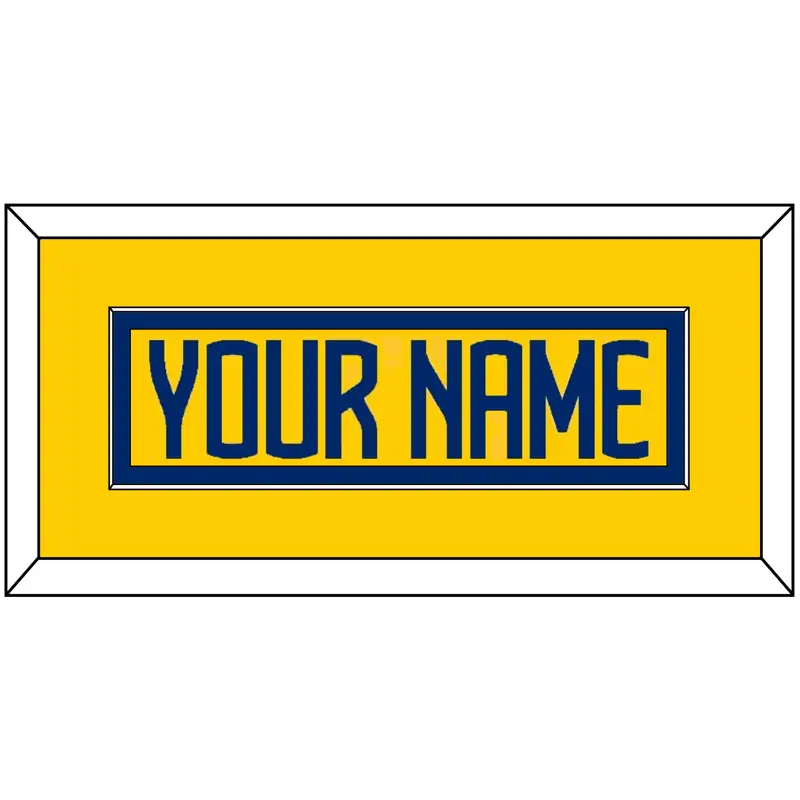 Sweden Mens Hockey Nameplate - 2025 4 Nations Gold - Single Mat 2