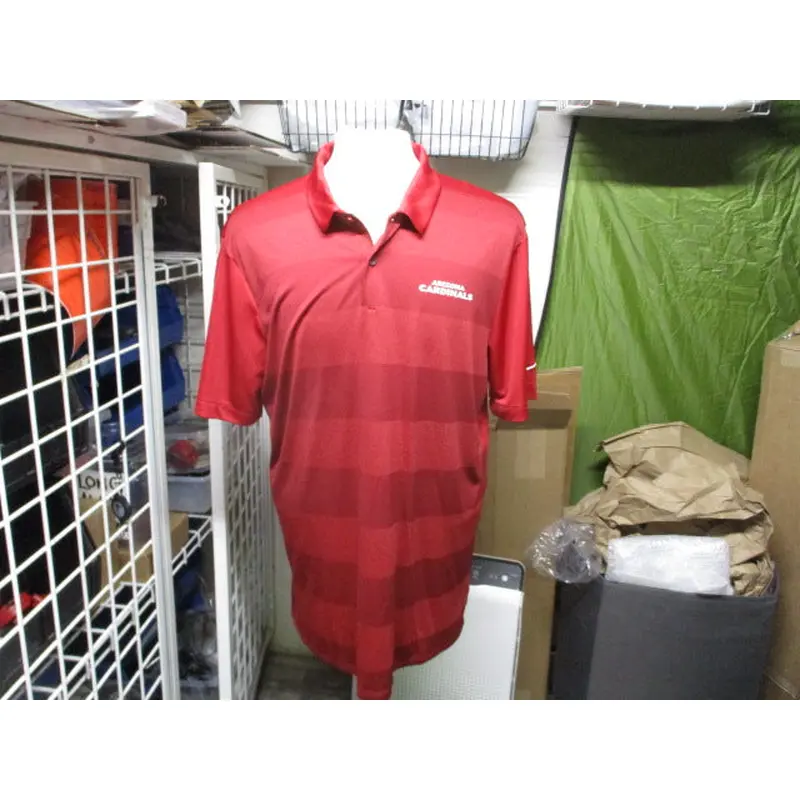 Used Nike Arizona Cardinals Men's Polo Shirt Size XL