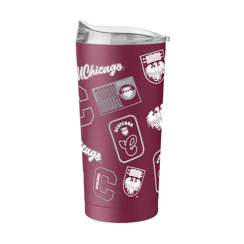 Univ of Chicago 20oz Dreamweave Powder Coat Tumbler