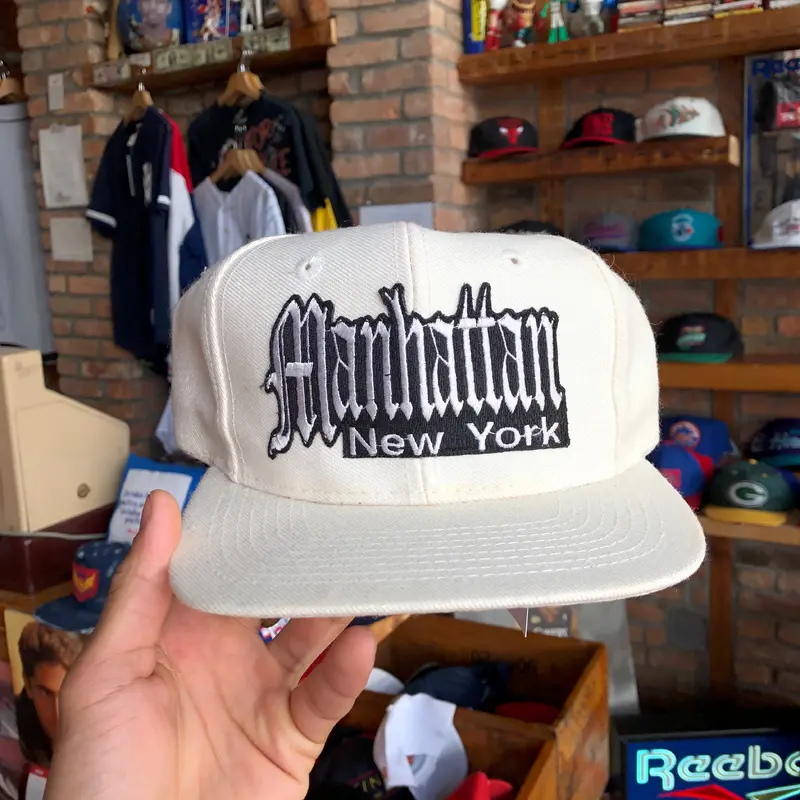 Deadstock Vintage 1 Of 1 Custom Head To Toe Manhattan New York Snapback