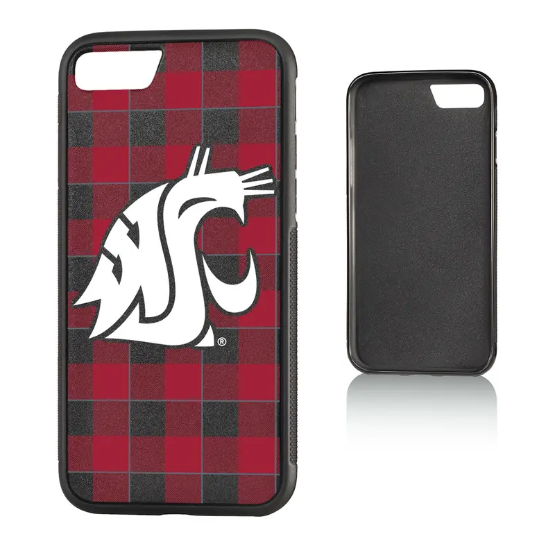 iPhone 7/8/7+/8+/X WSU Plaid Case