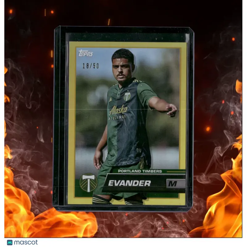 2023 Topps MLS Evander Gold Auto 18/50 #65