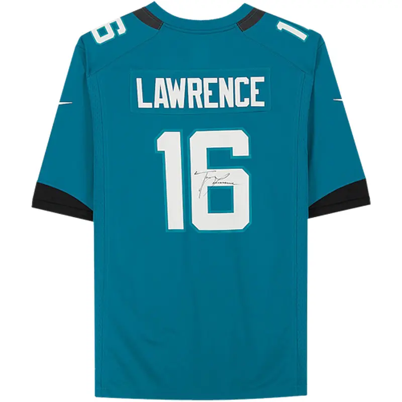 Trevor Lawrence Autographed Jacksonville Jaguars (Teal #16) Nike Jersey - Fanatics