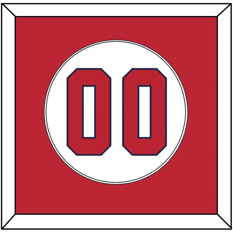 United States Baseball Number - 2020/2021 Olympics Home White - Single Mat 2