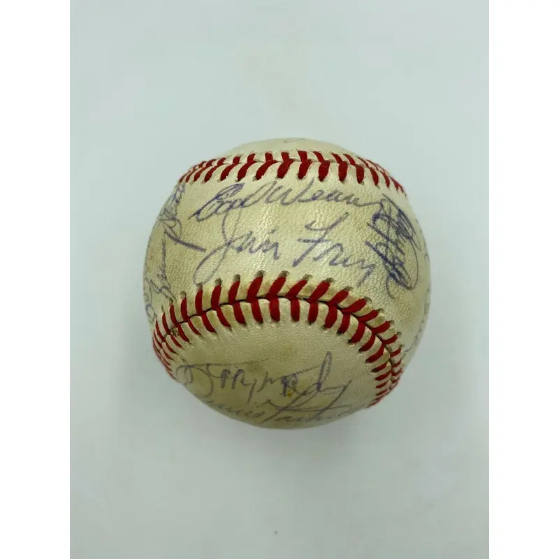 1979 Baltimore Orioles American League Champs Team Signed Baseball JSA COA
