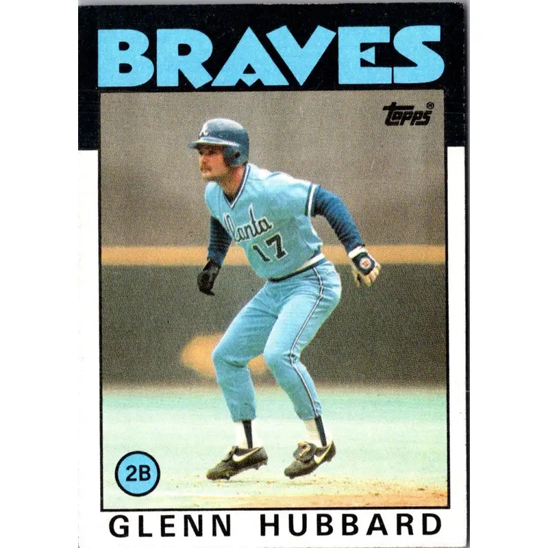 1986 Topps Glenn Hubbard #539