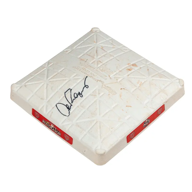 Alex Rodriguez Signed 2009 ALCS Playoffs Game Used Base Steiner COA
