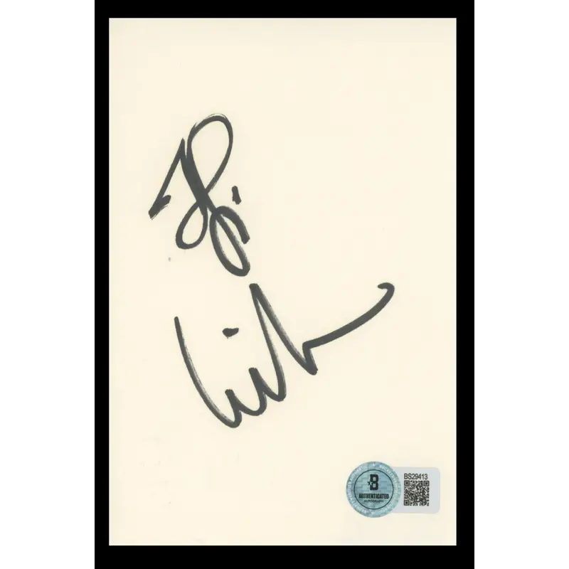 Flip Wilson The Flip Wilson Show Authentic Signed 4x6 Index Card BAS #BS29413